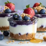 No Bake High Protein Cheesecake Cups