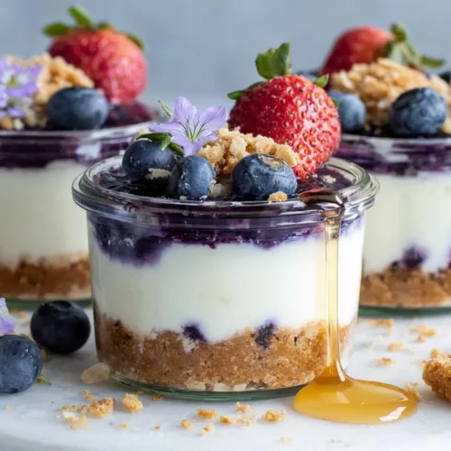 No Bake High Protein Cheesecake Cups