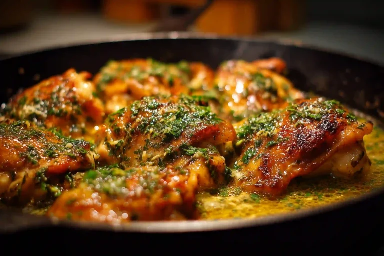 Garlic Butter Chicken Thighs (Skillet)