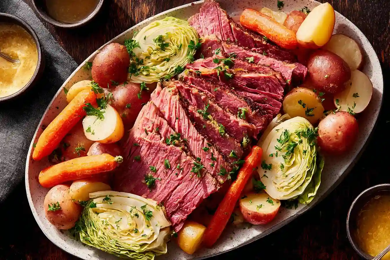 Slow Cooker Corned Beef and Cabbage