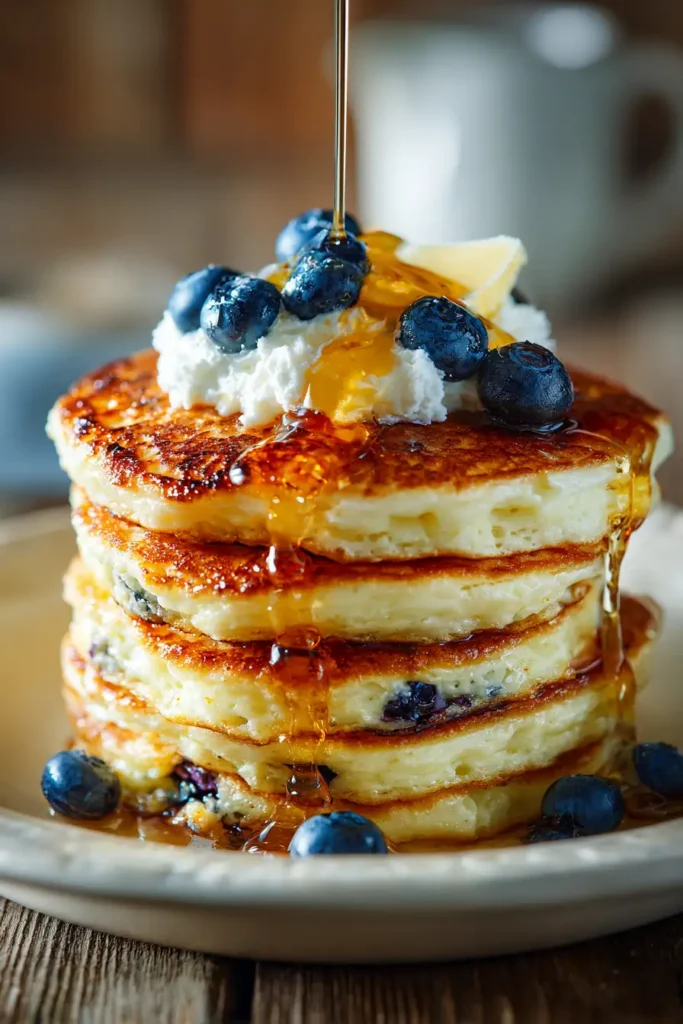 high protein cottage cheese pancakes